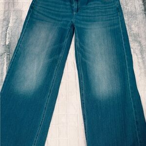HALARA Ocean Blue Wide-Leg Women's Jeans